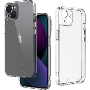 Apple iPhone 13 Pro Max Space 2 Şeffaf Kamera Korumalı Cep Telefonu Kılıfı