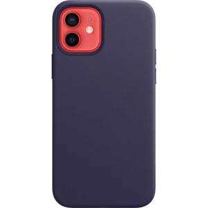 Apple iPhone 11 Için Deri Kılıf Mor