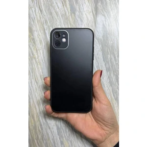 Apple iPhone 11 Pro Max Mat Elektro Cam Kamera Korumalı Kılıf