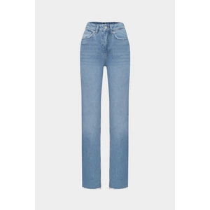AÇELYAOKCU High Waist Straight Leg Düz Paça Dikişsiz Jean