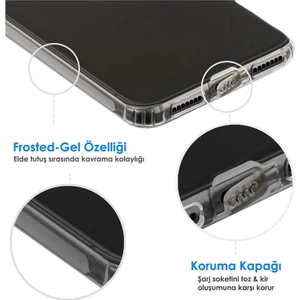 Apple iPhone 11 Pro Tıpalı Kamera Korumalı Silikon Kılıf