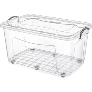 Amaç Yaşam ve Ambalaj Tekerlekli Saklama Kabı 60 Litre Büyük Saklama Kutusu 6 Adet