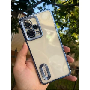 Vip Case Xiaomi Redmi Note 12 Pro 5g Kamera Korumalı Şeffaf Logo Gösteren Kenarları Parlak Lüx Omega Kılıf