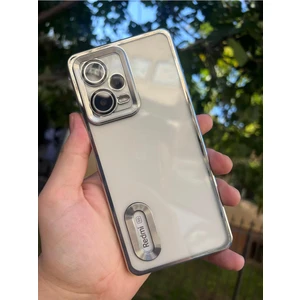 Vip Case Xiaomi Redmi Note 12 Pro 5g Kamera Korumalı Şeffaf Logo Gösteren Kenarları Parlak Lüx Omega Kılıf