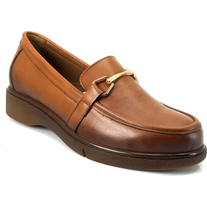 23073005K Kadın Deri Loafer Ayakkabı