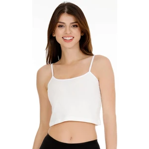 Kadın Ip Askılı Pamuklu Crop Büstiyer  -  BST1015