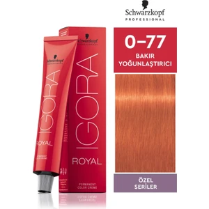 Igora Royal Saç Boyası 0-77 Bakır Yoğunlaştırıcı 60 Ml