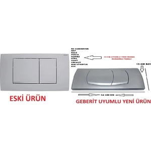 TWINLINE30 115.899.KN.1 Kumanda Kapağı,mat Krom