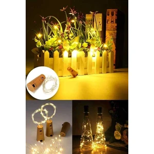 Kulvar AVM Kulvaravm Mantar Tıpa Peri LED Dekoratif LED Tıpa LED 1 Adet