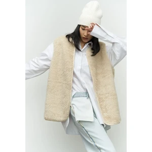 Mai Collection Harlow Bej Teddy Yelek
