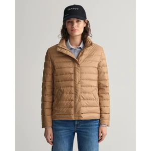 Kadın Kahverengi Regular Fit Dik Yaka Logolu Mont 4700281.213