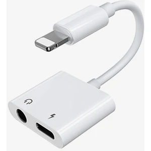 S-Y105 2A 18W Lightning To 3.5mm Ses Dönüştürücü (Beyaz)