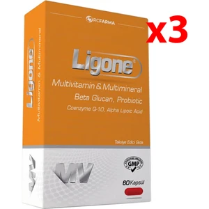 Ligone Beta Glucan Multivitamin 60 Kapsül 3 Adet