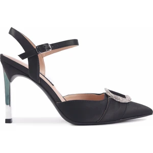 Nine West MAEVER2 3PR Siyah Kadın Topuklu Sandalet