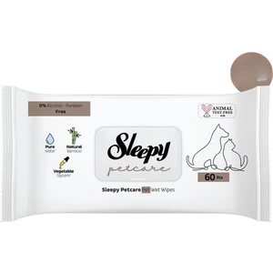 Evcil Hayvanlar İçin 60'lı Islak Mendil Alkol ve Paraben İçermeyen Doğal Formül