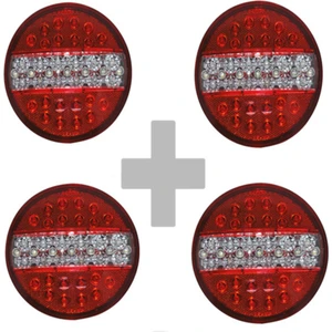 Ahmet Otomotiv Hamburger Tip Ledli Stop Lamba 24 Volt 4 Modlu 4 Adet