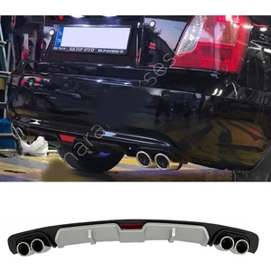 MKG Otomotiv Hyundai Accent Era Gri Difüzör 4 Krom Egzoz Görünümlü Difizör Arka Ek Body Kit 2006 - 2009