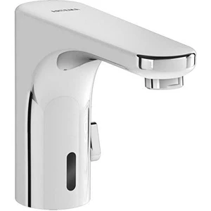 A47122 Root Round Aquasee Çift Su Girişli Temassız Lavabo Bataryası - Elektrikli - Krom