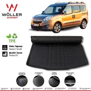Opel Combo Bagaj Havuzu 2012 2018 Arası 3D Wöller Ultraflex Esnek
