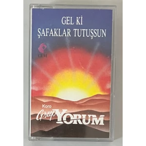 Grup Yorum Gel Ki Şafaklar Tutuşsun Kaset (Orjinal Dönem Kağıt Baskı)