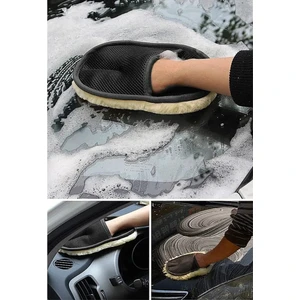 Hassas Aracı Çizmeyen Mikrofiber Araba Araç Oto Yıkama ve Temizlik Eldiveni