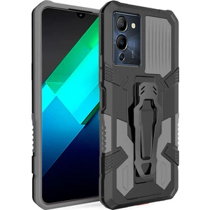 Infinix Note 12 G96 4g Şok Geçirmez Koruyucu Kasa Tpu + Pc Arka Klip Kickstand ile Tutt Zırh Telefon Kapağı (Yurt Dışından)