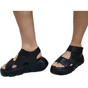 Dünya Shoes Deri Kadın Sandalet