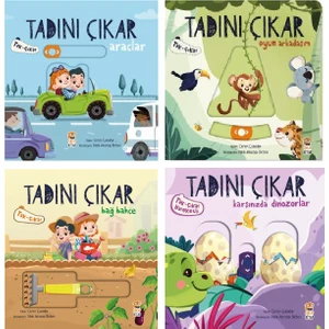 Tadını Çıkar Serisi Bağ Bahçe - Karşınızda Dinozorlar - Araçlar - Oyun Arkadaşım 4 Kitap