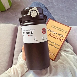 Çift Içecek Büyük Kapasiteli (1000ML/1200ML) Termos Bardak, 316 Gıda Sınıfı Taşınabilir Su Bardağı Taşınabilir (Yurt Dışından)