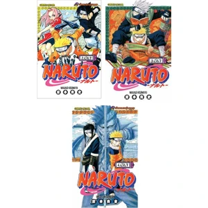 Naruto 2-3-4. Ciltler Manga Set - Masaşi Kişimoto
