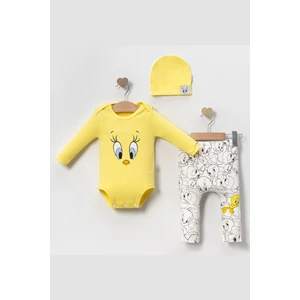 Modam Bebek Mini Cayzen Modam Bebek Winnie Pooh Baskılı 3'lü Takım