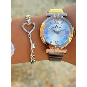 Daniel Klein DK.FT.1.369 Daniel Klein Çelik Kordon 30 mt Suya Dayanıklı Yeni Sezon Şık Tasarım Bayan Kol Saati