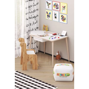 Miracle 3D Çocuk Oyun Etkinlik Çalışma Masası ve Sandalye, Aktivite Masası