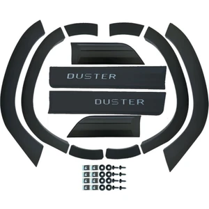 Dacia Duster Gri Yazılı Kapı ve Çamurluk Koruma Premium Dodik Seti 2018 ve Üstü