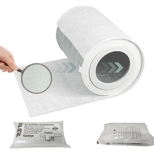 10 Adet Proscenic Air Purifier A8 Se Uyumlu Gümüş Iyonlu Elektrostatik Toz Tutucu Ön Filtre