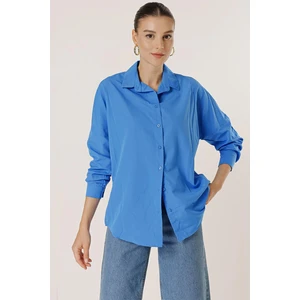 Saygı Giyim Oversize Uzun Basic Gömlek