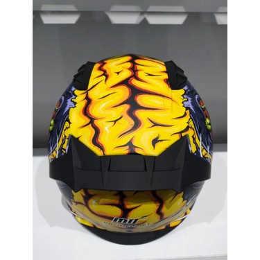 MTS Kask Mts Pro 801 Zombi Güneş Gözlüklü Orange/blue Fiyatı