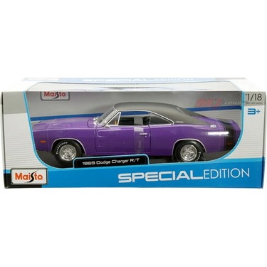 Maisto 1969 Dodge Charger R/t Mor 1/18 Model Araba Fiyatı