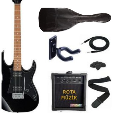 〈値下〉Ibanez LU20 & BOSS DS-1MOD セット Ibanez GRX20 BKN Elektro Gitar Set Premium Ses Kalitesi ile Fiyatı