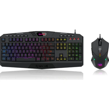 Redragon S101-5 Oyuncu Rgb Klavye + Mouse K503RGB +