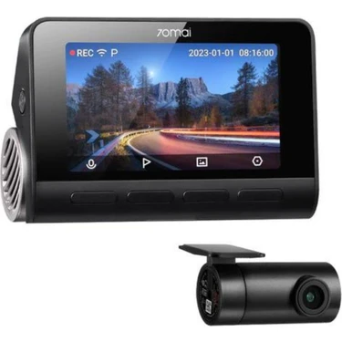 70mai A810 + RC12 Araç İçi Kamera Seti - 4K Ultra HD, Geniş Açılı, HDR, Gece Görüşü, ADAS, GPS ve