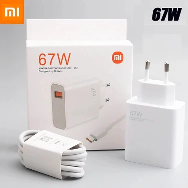 Xiaomi Mi 67W Turbo Hızlı Şarj Aleti Adaptör Kablo