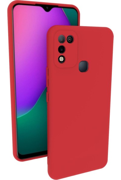 Arasta Pazar Infinix Hot 11 Play Kılıf Kamera Korumalı Silikon Rubber Arka Kapak