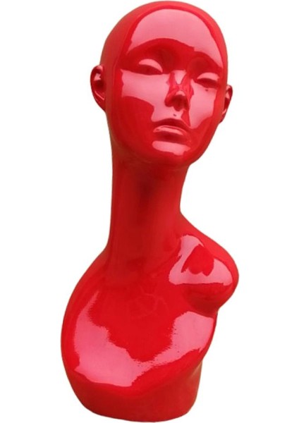 Boyunlu, Kulaklı ve Sol Parlak Kadın Soyut Kafası (Yurt Dışından) modelleri