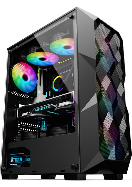 Latios I5-12400F 16GB 256GB M.2 Nvme Rtx 2060S 8gb Oyuncu Masaüstü Bilgisayarı