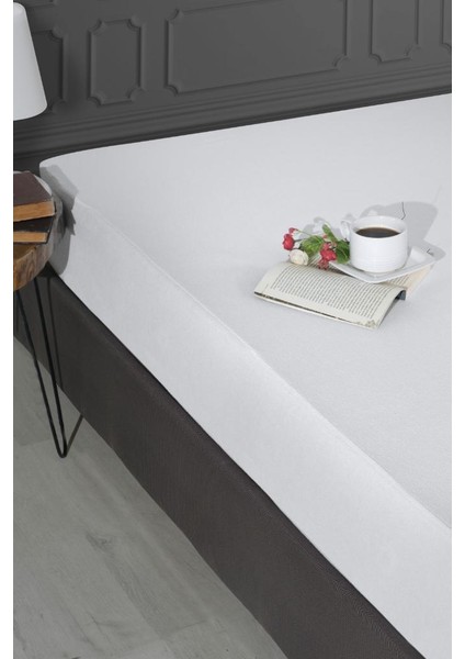 Alez Pamuklu Fitted Yatak Koruyucu Su Geçirmez Yıkanabilir 160*200 cm