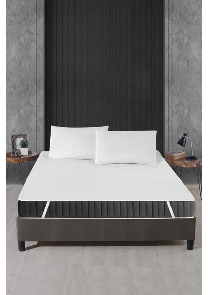 Alez Micro Dört Köşe Lastik Yatak Koruyucu Su Geçirmez Yıkanabilir 160*200 cm