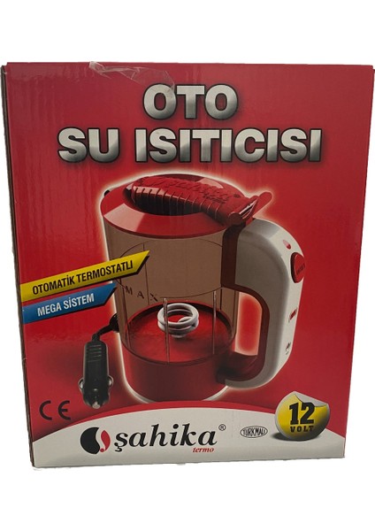 Şahika Şahika Su Isıtıcı 12V Otomatik Termostatlı 500ML