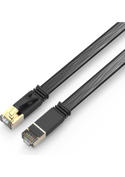 Dhc-Cat7-Flat Cat7 U/ftp Ethernet Kablo, 10GBPS modelleri