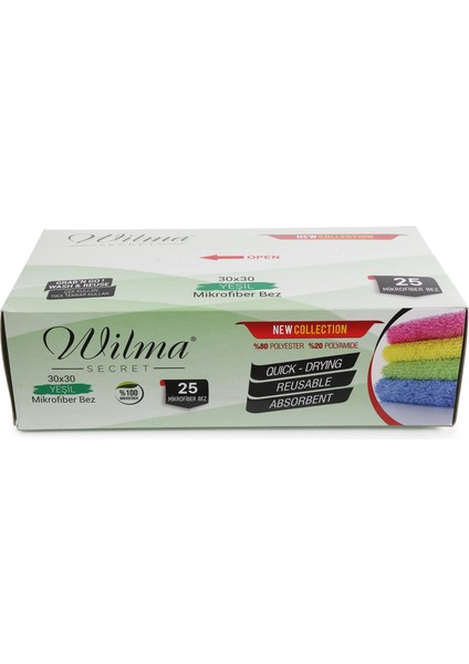Mikrofiber Temizlik Bezi Kutulu 25 Adet – Yeniden Kullanılabilir Mikrofiber Bezler 30X30CM 180GSM – Araç, Mutfak, Banyo, Ofis, Toz Bezi – Hav Tüy Bırakmaz fiyatları